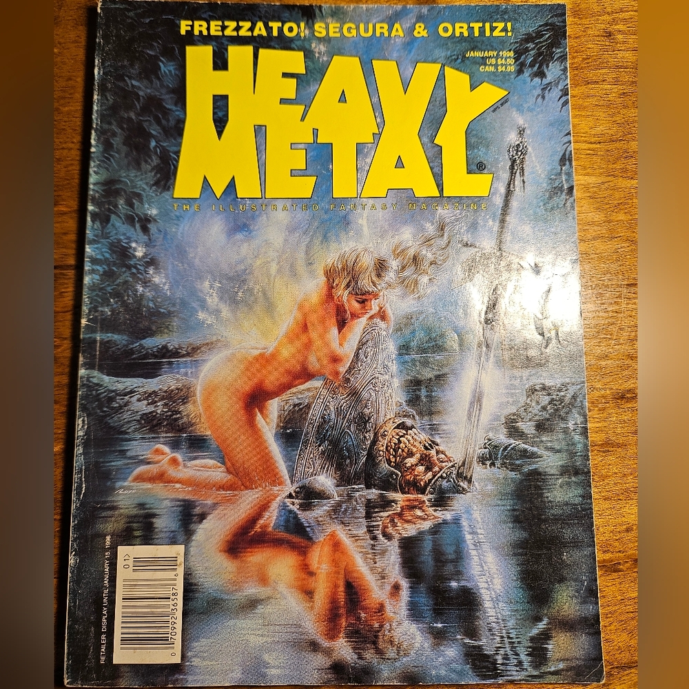 Vintage Heavy Metal Magazine January 1996